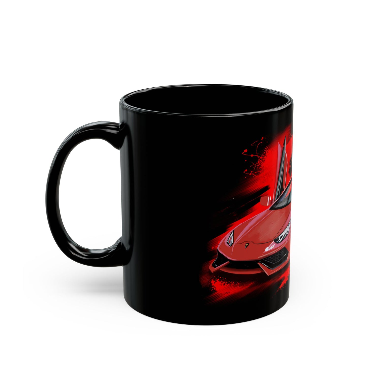 Red Lamborghini huracan  Mug coffee tea(11oz, 15oz)