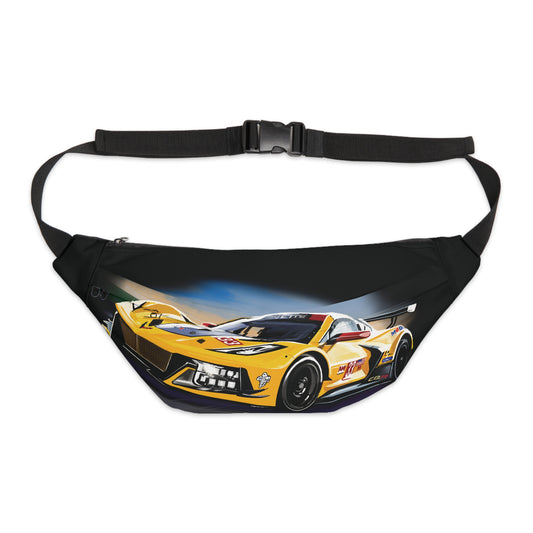 Men Fanny pack backpack Corvette racing c8r waist Bag Cross Sling shoulder Sport