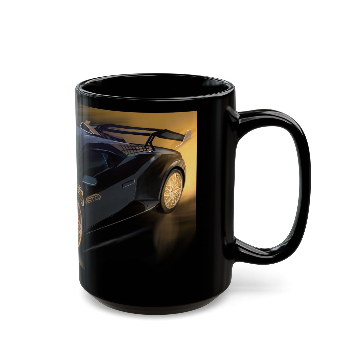 Lamborghini STO Black Mug coffee,tea(11oz, 15oz)