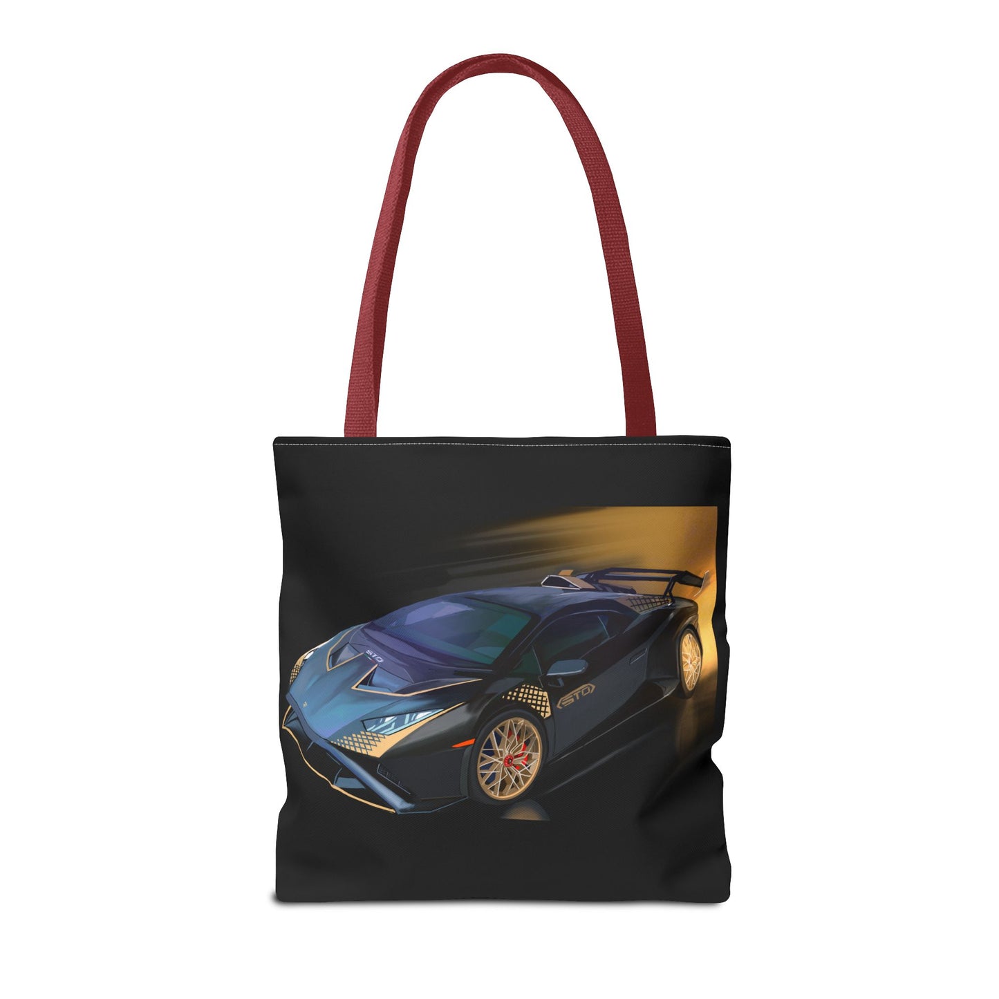 Lamborghini sto tote bag.Shopping Carry Bag (AOP) black new