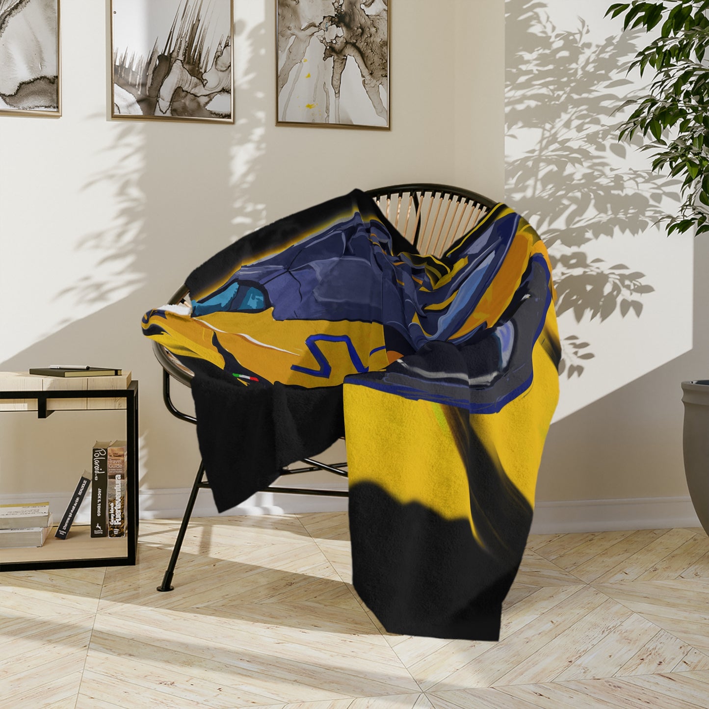 Lamborghini SVJ Velveteen Microfiber Blanket