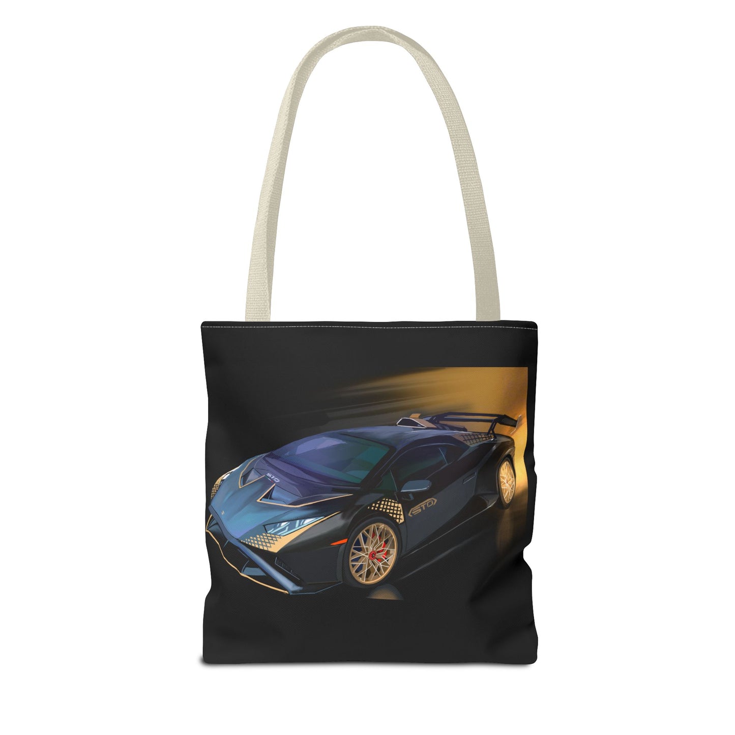 Lamborghini sto tote bag.Shopping Carry Bag (AOP) black new