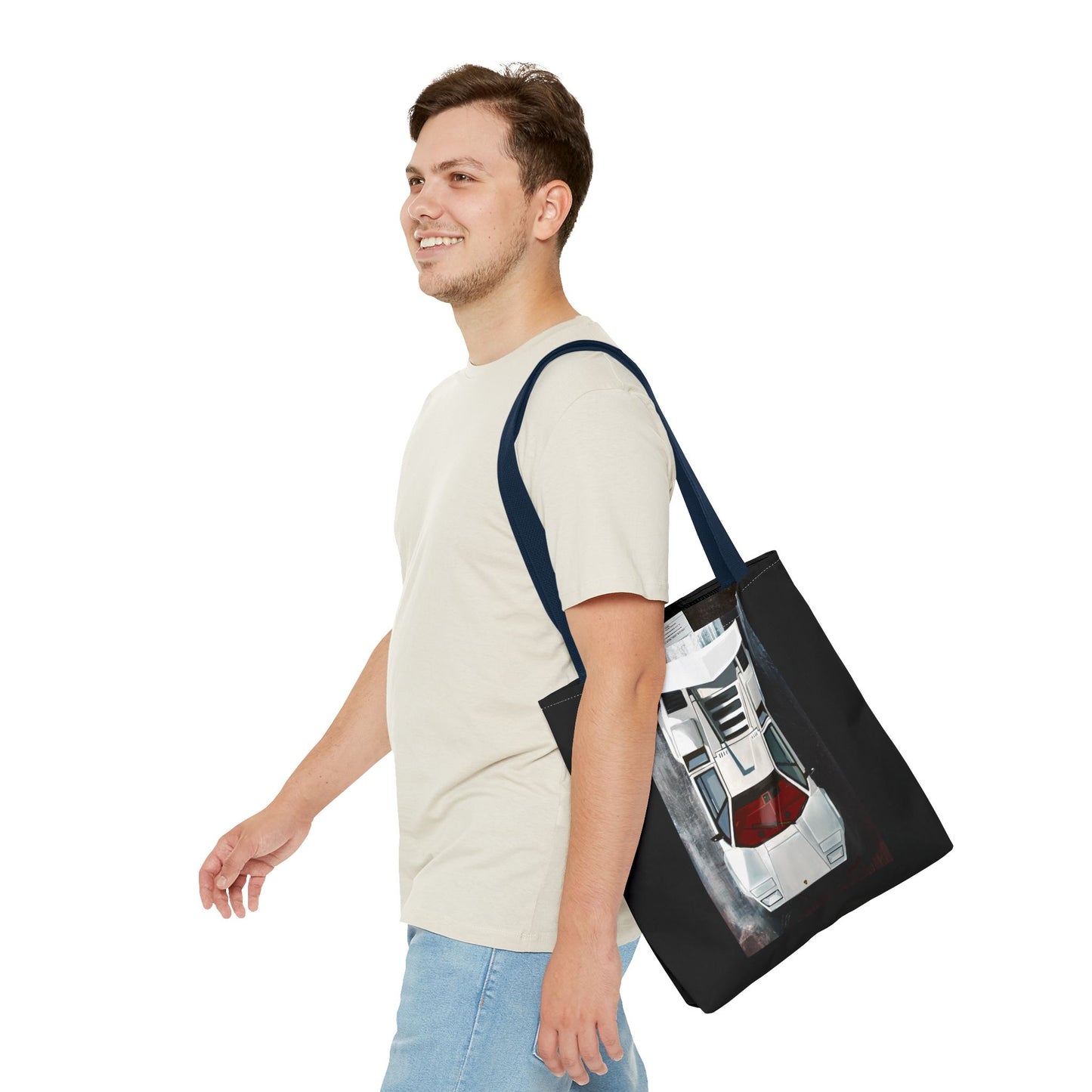 Lamborghini Countach  Library Carry Tote Bag (AOP)