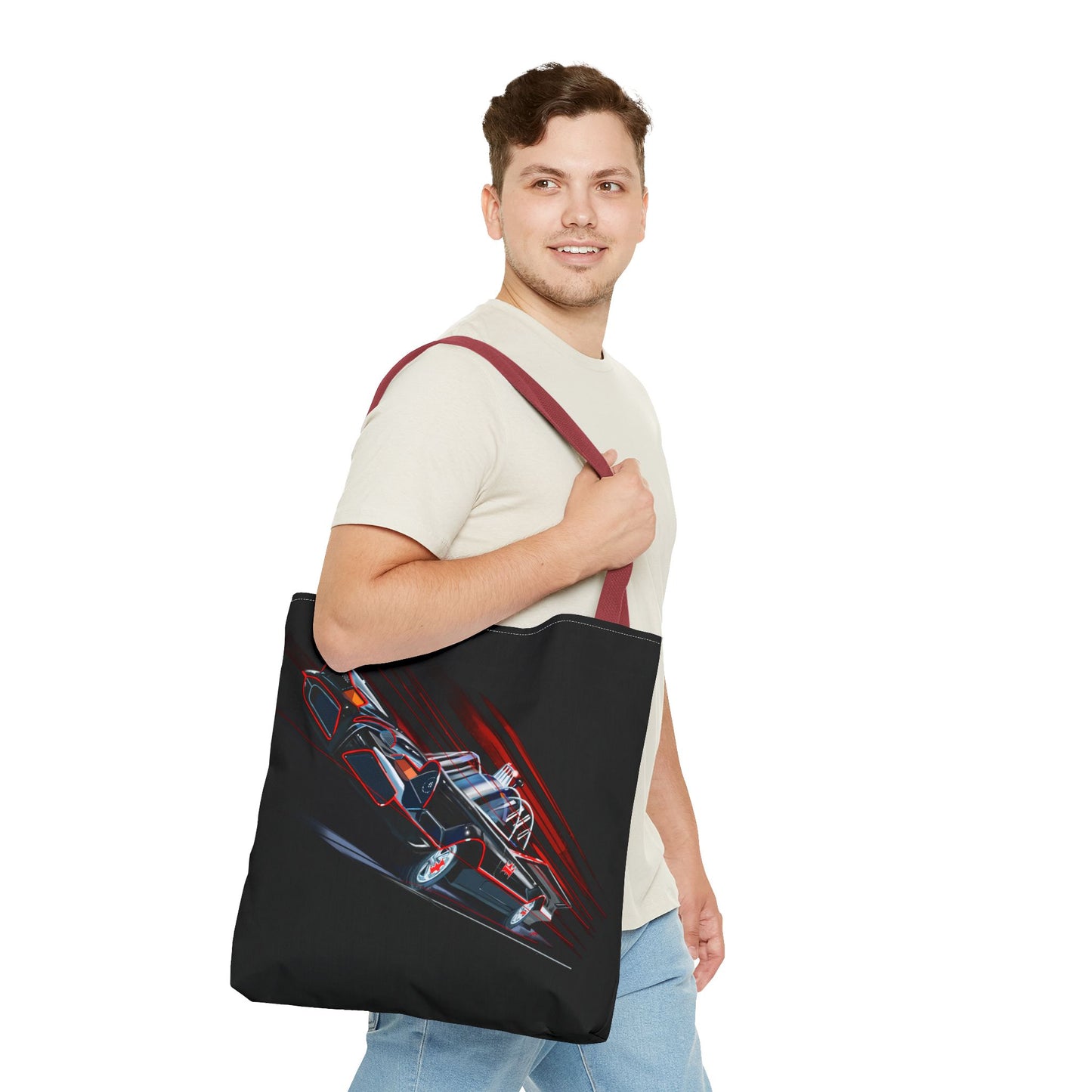 Classic Batmobile movie car Carry Tote Bag (AOP)