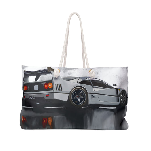 Ferrari F40 Weekender tote Bag