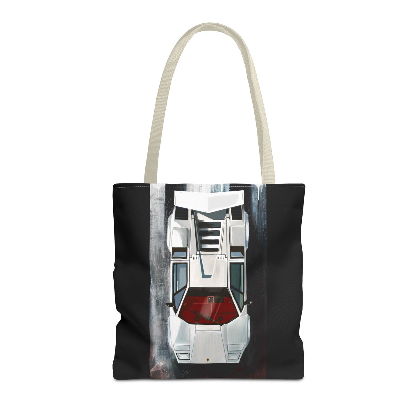 Lamborghini Countach  Library Carry Tote Bag (AOP)