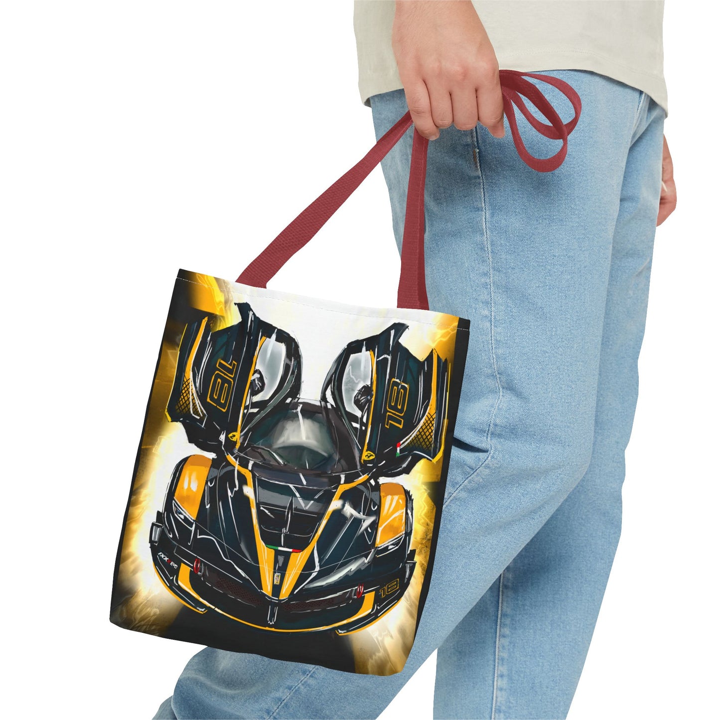 Ferrari fxxk evo hyper car Tote Bag (AOP)