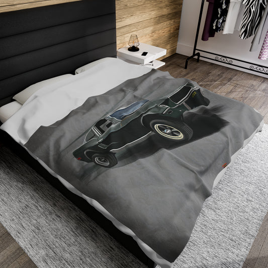 Bullitt 68 Mustang fastback blanket