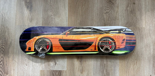 Han's Mazda Rx-7 Skateboard deck